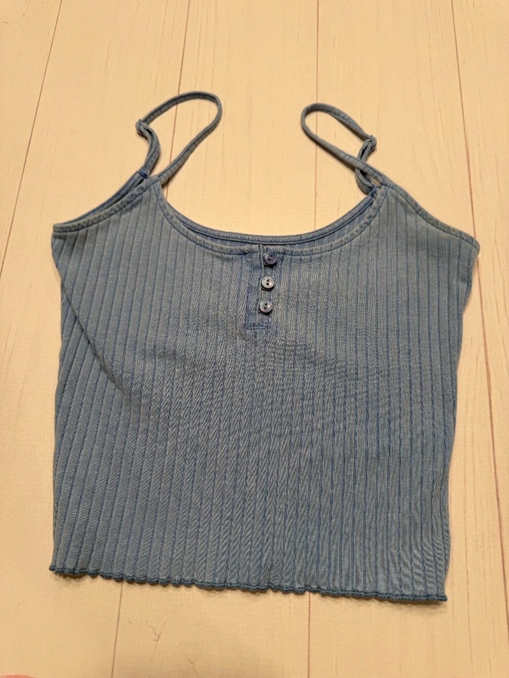 American Eagle henley ribbed Tank Size S